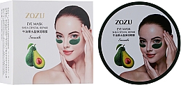 Hydrożelowe płatki pod oczy z ekstraktem z awokado i masłem shea - Zozu Eye Mask Shea Crystal Repair Smooth — Zdjęcie N3