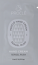 Nawilżający krem do rąk - Proclé Hand Cream Sergel Rush (próbka) — Zdjęcie N3