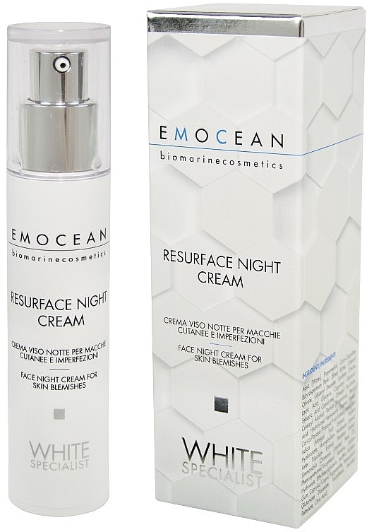 Rewitalizujący krem ​​do twarzy na noc - Emocean White Specialist Resurface Night Cream — Zdjęcie N2