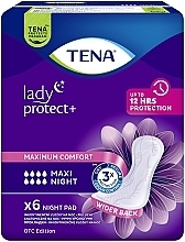 Wkładki higieniczne, TENA Lady Maxi Night, 6 szt. - TENA — Zdjęcie N2