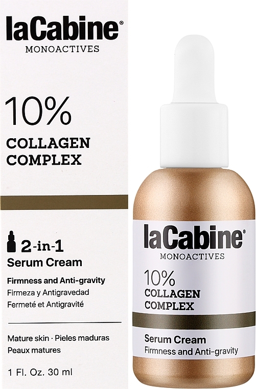 Kremowe serum do twarzy - La Cabine Monoactives 10% Collagen Complex Serum Cream — Zdjęcie N2