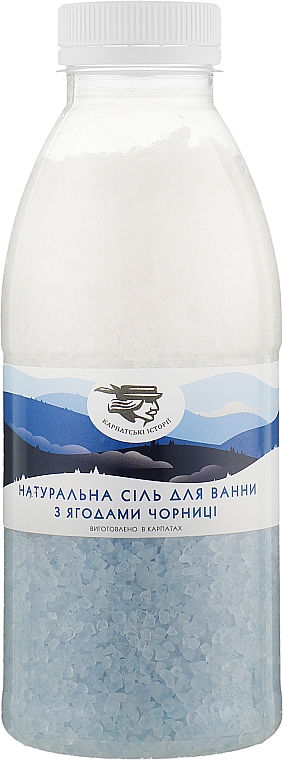 Naturalna sól do kąpieli Jagody - Karpatski istorii — Zdjęcie N1