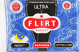 Kup Podpaski Ultra Line, nocne, bawełniane, 6 szt. - Fantasy Flirt
