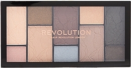 Paleta cieni do powiek - Makeup Revolution Reloaded Dimension Eyeshadow Palette Impulse Smoked  — Zdjęcie N1