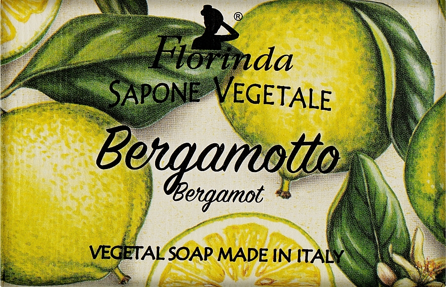 Mydło naturalne w kostce Bergamotka - Florinda Bergamot Natural Soap — Zdjęcie N3
