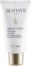 Lekki krem dla skóry wrażliwej i z trądzikiem różowatym - Sothys Clarte & Confort Light Cream for Fragile Capillaries — Zdjęcie N2