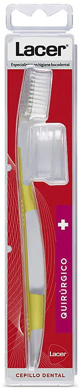 Chirurgiczna szczoteczka do zębów, żółta - Lacer Surgical Toothbrush  — Zdjęcie N1