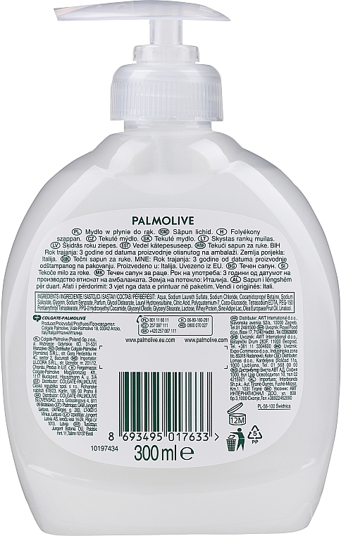 PRZECENA! Kremowe mydło w płynie do rąk Mleko i Oliwka z dowoznikiem - Palmolive Naturals Milk & Olive * — Zdjęcie N4