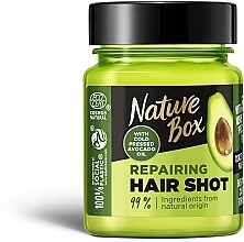 Kup Regenerująca maska do włosów z olejkiem z awokado - Nature Box Avocado Oil Repairing Hair Shot