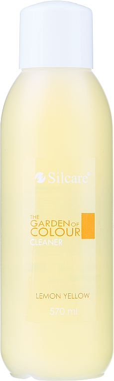 Odtłuszczacz do paznokci o zapachu cytrusowym - Silcare The Garden of Colour Cleaner Lemon Yellow — Zdjęcie N1