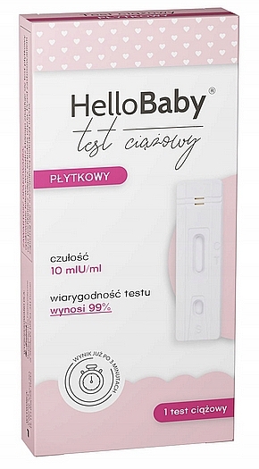 Płytkowy test ciążowy - Ziololek Hello Baby Pregnancy Test — Zdjęcie N1