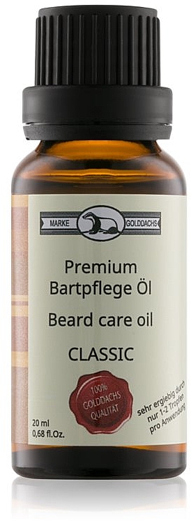 Olejek do pielęgnacji brody - Golddachs Beard Oil Classic — Zdjęcie N1