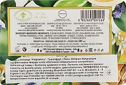 Naturalne mydło w kostce Grejpfrut i limonka - Saponificio Artigianale Fiorentino  — Zdjęcie N2