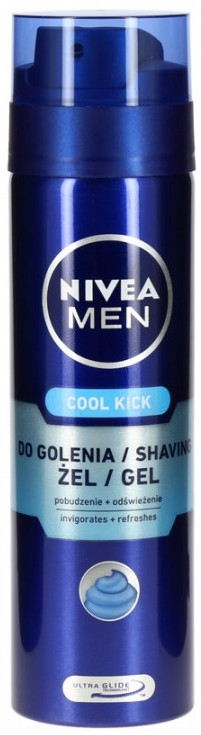 Odświeżający żel do golenia - Nivea For Men Fresh Active Shaving Gel