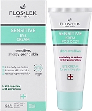 Delikatny krem pod oczy do skóry wrażliwej - Floslek Eye Care Expert Midl Eye Cream For Sensitive Skin — Zdjęcie N2