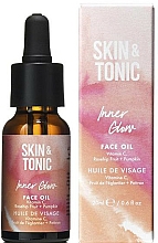 Kup Antyoksydacyjny olejek do twarzy Witamina C, owoc dzikiej róży, dynia - Skin&Tonic Inner Glow Face Oil 