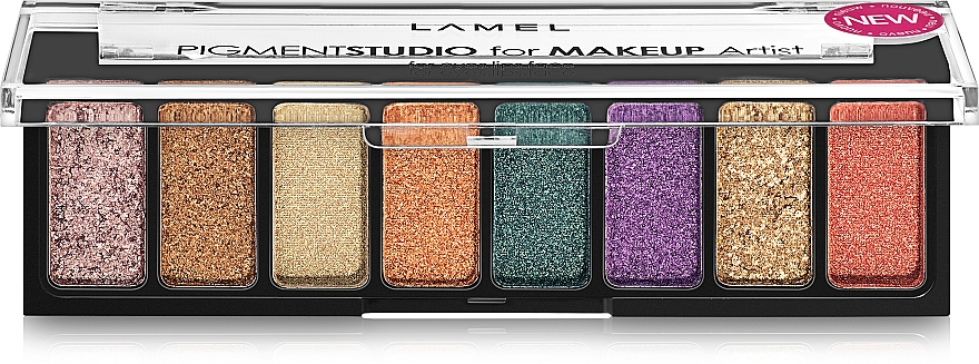 Paleta pigmentów do powiek - LAMEL Make Up Pigment Studio For Makeup Artist