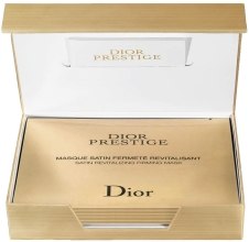 Satynowa maska rewitalizująco-ujędrniająca do twarzy - Dior Prestige Satin Revitalizing Firming Mask 6x28ml — Zdjęcie N1