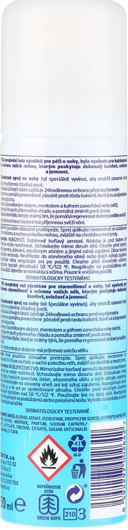 Dezodorant w sprayu do stóp - Astrid Foot Deodorant Spray PEO — Zdjęcie N2