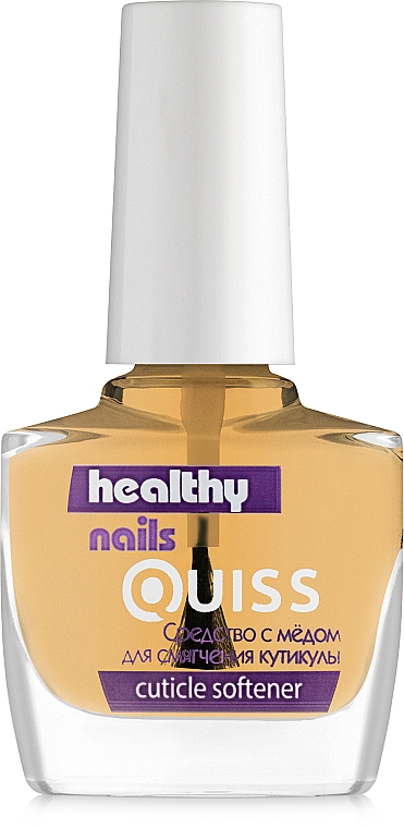 Płyn zmiękczający skórki - Quiss Healthy Nails №1 Cuticle Softener — Zdjęcie N1