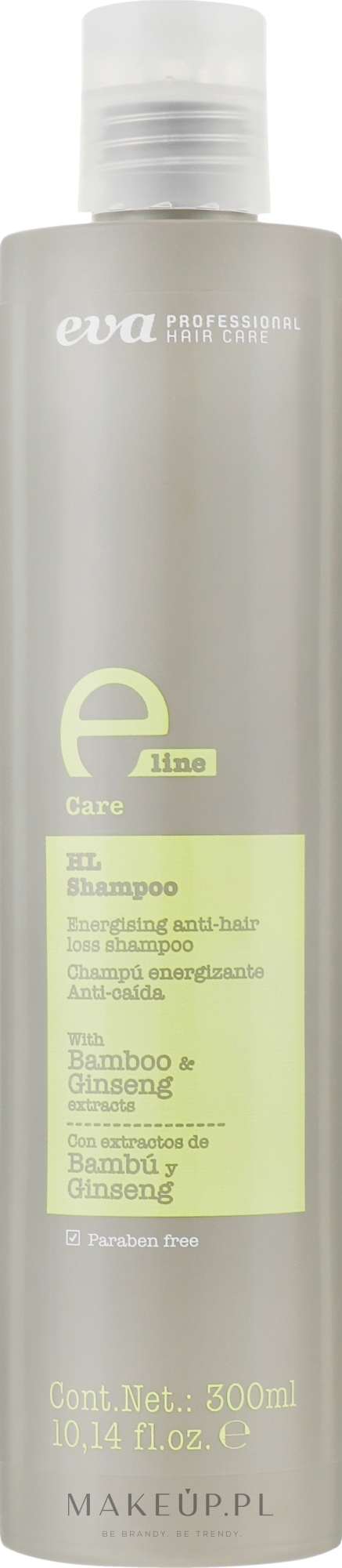 Energetyzujący szampon przeciw wypadaniu włosów - Eva Professional E-line HL (Hair Loss) Shampoo — Zdjęcie 300 ml