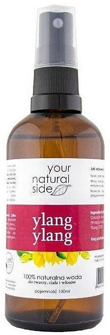 Spray do twarzy, ciała i włosów Ylang-Ylang - Your Natural Side Flower Water Ylang Ylang Spray — Zdjęcie N1
