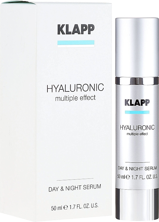 PRZECENA! Hialuronowe serum na dzień i noc - Klapp Hyaluronic Multiple Effect Day & Night Serum * — Zdjęcie N1