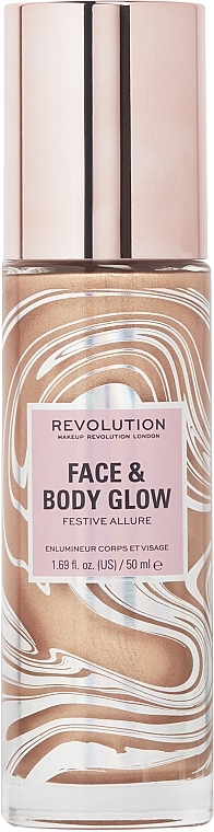 Rozświetlacz do twarzy i ciała - Makeup Revolution Festive Allure Face & Body Glow — Zdjęcie N1