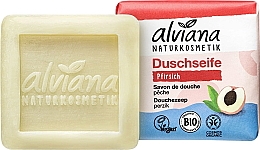 Kup Mydło z brzoskwinią - Alviana Naturkosmetik Solid Shower Soap