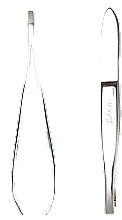 Pęseta do brwi, prosta  - Galiplus Chromed Hair Removal Tweezers — Zdjęcie N1