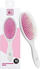 Kup Szczotka do włosów, biała i różowa - Ilu Ballpoint Detangling Hair Brush