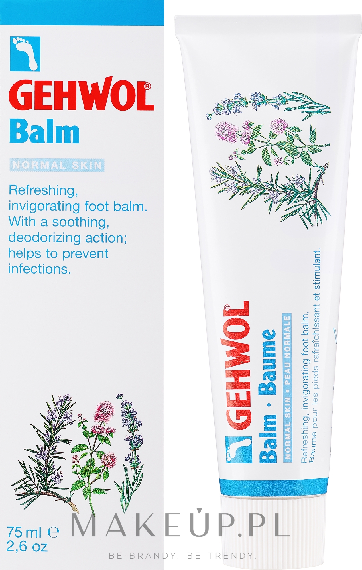 Odświeżający balsam do stóp do skóry normalnej - Gehwol Balm for Normal Skin — Zdjęcie 75 ml