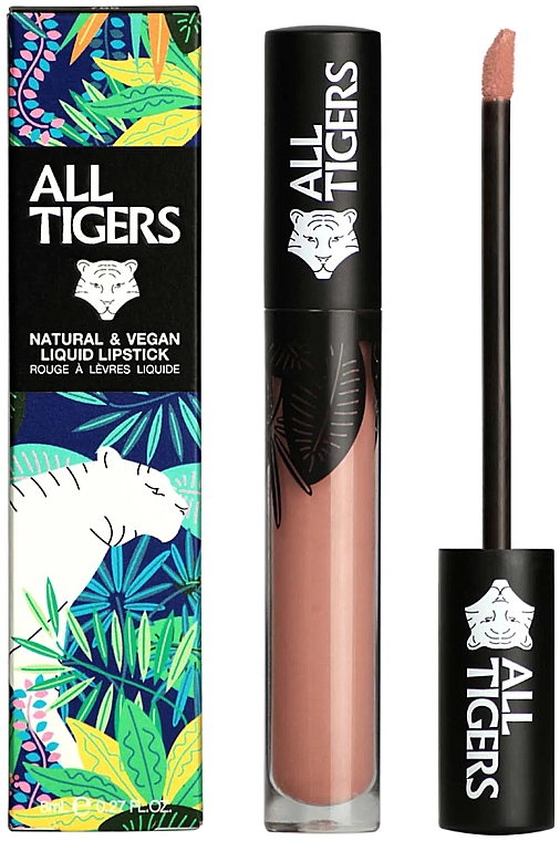 Szminka w płynie - All Tigers Natural And Vegan Liquid Lipstick — Zdjęcie N1