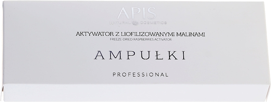 PRZECENA! Aktywator z liofilizowanymi malinami - APIS Professional Concentrate Activator Ampule * — Zdjęcie N1