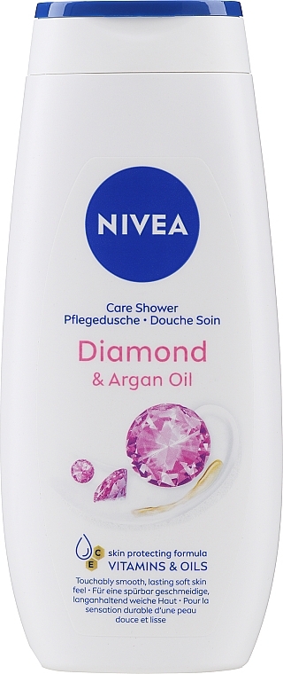 Kremowy żel pod prysznic - NIVEA Care & Diamond Cream Shower Oil — Zdjęcie N1