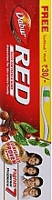 Kup Zestaw - Dabur Red (toothbrush/1pc + toothpaste/200g)