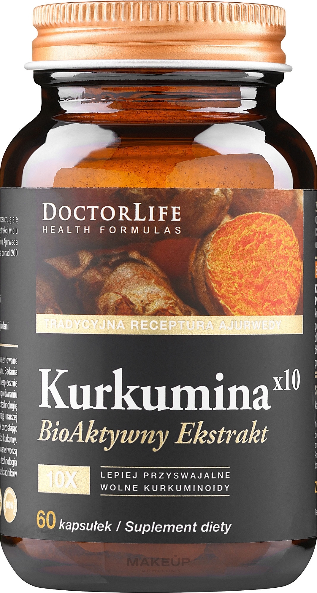 Suplement diety Kurkumina, 60 szt. - Doctor Life Kurkumina x10 — Zdjęcie 60 szt.