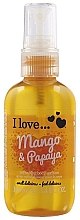 Kup Odświeżający spray do ciała Mango i papaja - I Love... Mango & Papaya Refreshing Body Spritzer