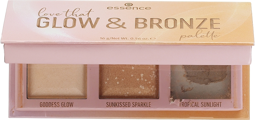 PRZECENA! Paleta do makijażu - Essence Love That Glow & Bronze * — Zdjęcie N1