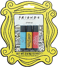 Kup Zestaw balsamów do ust - Paladone Beauty Friends Beauty Door Lip Balm Trio (lip/balm/3x4g)