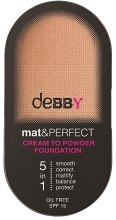 Kup Baza pod makijaż - Debby Mat And Perfect 5 In 1 Foundation SPF 15