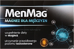 Kup Suplement diety dla mężczyzn w tabletkach uzupełniający dietę w magnez - Aflofarm MenMag