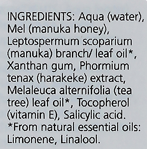 Żel z miodem manuka przeciw wypryskom do wszystkich typów cery - Living Nature Manuka Honey Gel — Zdjęcie N4