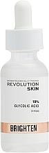 Kup Nawilżające serum do twarzy z kwasem glikolowym 10% - Revolution Skincare 10% Glycolic Acid Brighten Serum