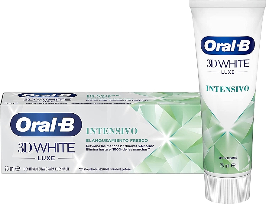 Wybielająca pasta do zębów - Oral-B 3D White Luxe Intensive Fresh Whitening Toothpaste — Zdjęcie N2