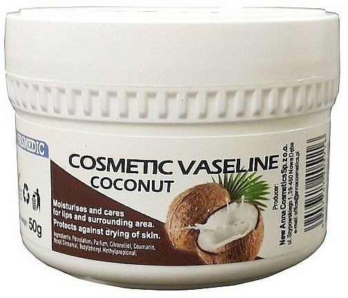 Kokosowa wazelina kosmetyczna - Pasmedic  — Zdjęcie N2