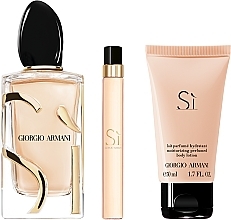 Giorgio Armani Si - Zestaw (edp/100ml + b/lot/50ml + edp/10ml) — Zdjęcie N3