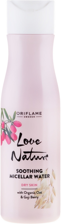 Kojący płyn micelarny z organicznym owsem i jagodami goji - Oriflame Love Nature Soothing Micellar Water — Zdjęcie N1