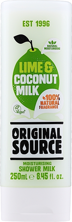 Nawilżający żel pod prysznic Limonka i mleczko kokosowe - Original Source