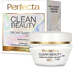 Kup Wygładzający krem do twarzy na dzień i na noc 40+ - Perfecta Clean Beauty Face Cream